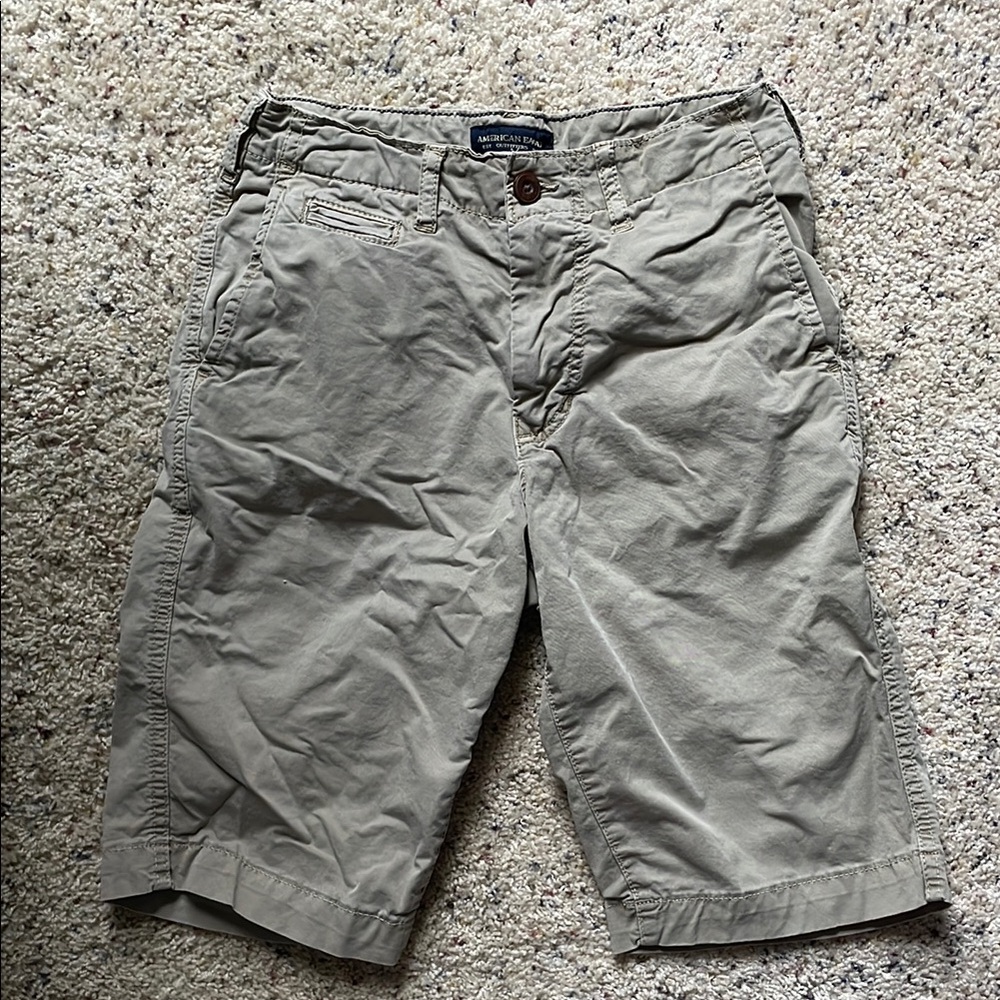 American Eagle Outfitters Tan Cargo Shorts
